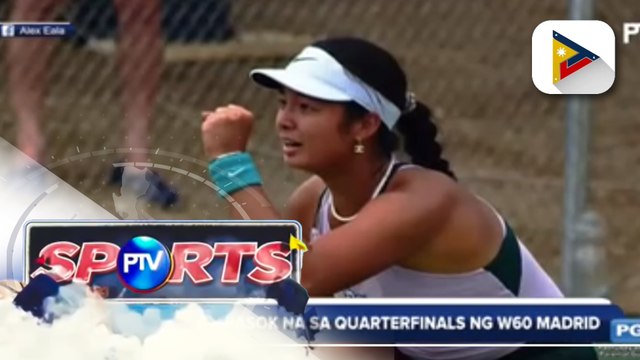 Alex Eala, pasok na sa quarterfinals ng W60 Madrid