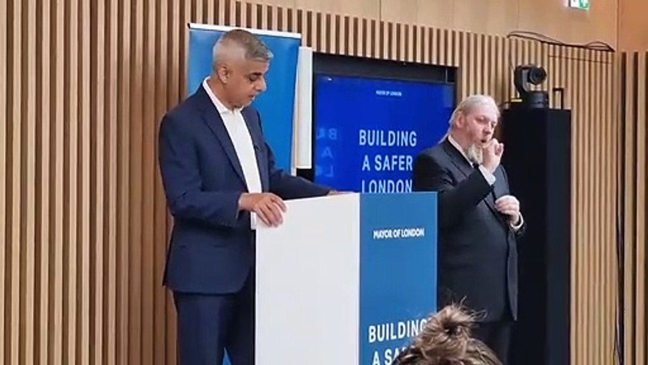 Sadiq Khan on police misconduct