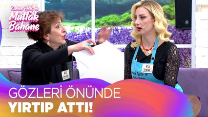 Başak'ın hazırladığı sözleşme kayınvalidesini çıldırttı!  - Zahide Yetiş ile Mutfak Bahane 17 Haziran 2022
