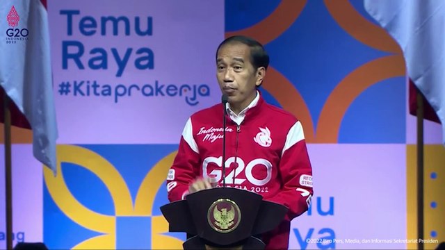 Sambutan Presiden Jokowi Dengan Alumni Penerima Kartu Prakerja di Kab. Bogor