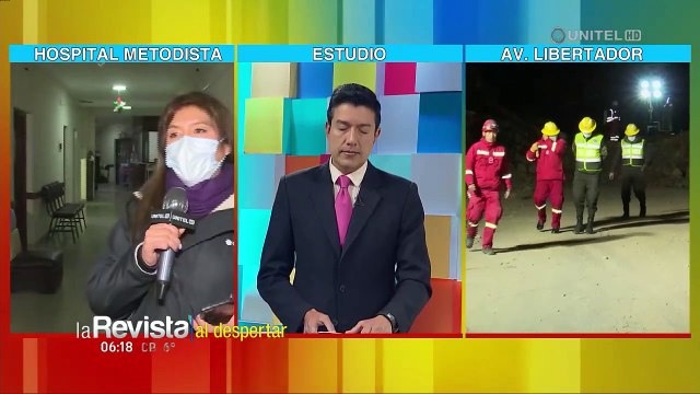 Deslizamiento en La Paz dejó seis personas heridas y dos vehículos afectados