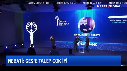 Bakan Nebati: GES'e talep çok iyi durumda