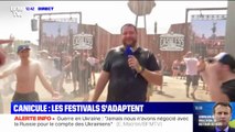 Brumisateurs, points d'eau... Comment les festivals s'adaptent à la canicule