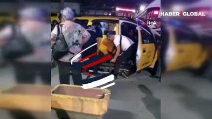 Takside kalp krizi geçirdi: Yardımına vatandaşlar koştu