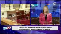 Dimitri Senmache: ministro del Interior se presentó ante el Congreso por fuga de Juan Silva