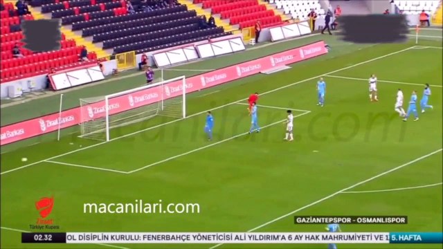 Gaziantepspor 2-0 Osmanlıspor FK [HD] 19.01.2017 - 2016-2017 Turkish Cup Group A Matchday 5