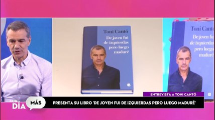 Toni Canto presenta su último libro: "De joven fui de izquierdas pero luego maduré"