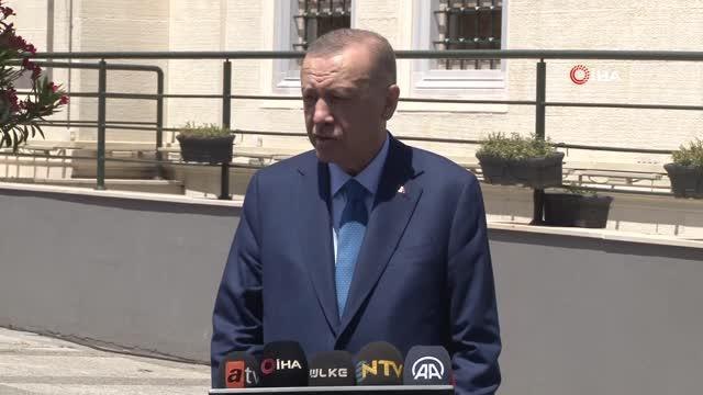 Cumhurbaşkanı Erdoğan: Yunanistan'la yüksek düzeyli stratejik konsey toplantısı yapmayacağız