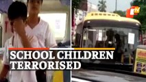 Agnipath Protests | Children Inside School Bus Terrorised Amid Protests
