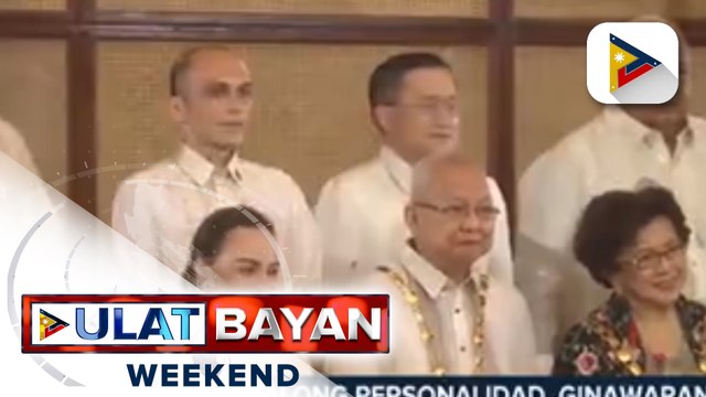 Presidential award, iginawad ni Pres. Duterte sa lahat ng tumulong sa pagbuo ng epektibong COVID-19 response; National Artist award, iginawad ng Pangulo sa walong personalidad