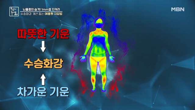 뇌졸중 특급 예방! 수승화강 개선 돕는 '예풍혈 지압법'