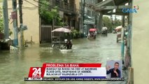 Bumigay na bahagi ng dike at nasirang flood gate, nagpabaha sa Obando, Bulacan at Valenzuela City | 24 Oras