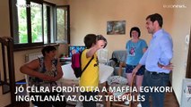 Az olasz maffia egykori házában lelt menedékre egy ukrán család