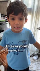 Sweet kid tells funny cartwheel joke #Shorts