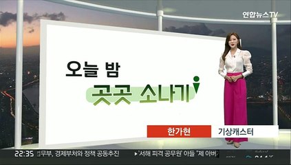 [생활날씨] 무더위 이어져…아침까지 수도권 비·내일 중부 소나기
