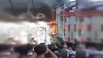 Arnavutköy'de yangın paniği