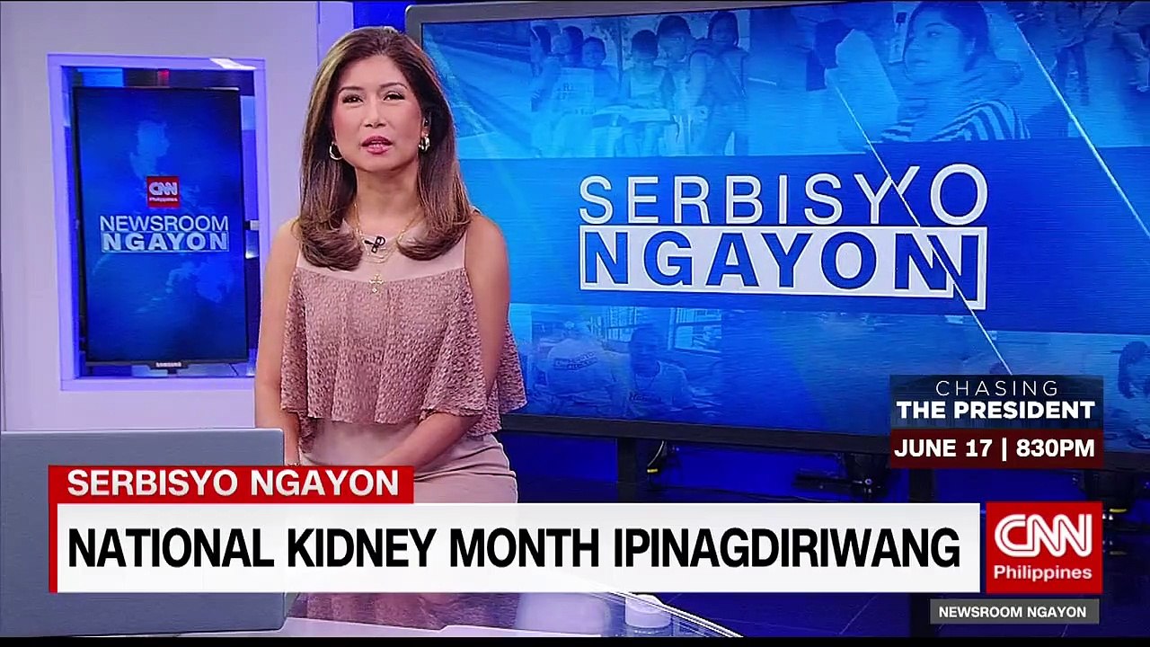 National Kidney Month ipinagdiriwang | Newsroom Ngayon