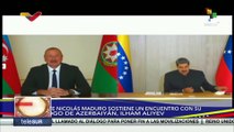 Presidentes de Venezuela y Azerbaiyán dialogan sobre temas bilaterales por videoconferencia