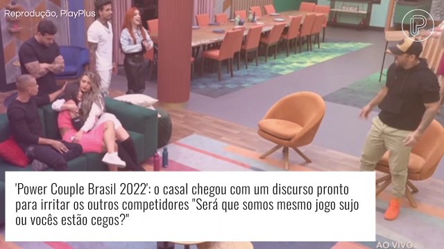 'Power Couple Brasil': volta de Brenda e Matheus da DR é marcada por discussão ao vivo com Eliza e Hadballa