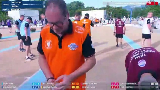 Vendredi 17 Juin / Ligue Sport-Boules M1 / Aix les Bains / Partie Rapproché