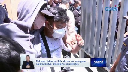 Reklamo laban sa SUV driver na nanagasa ng guwardya, dininig na ng piskalya | Saksi