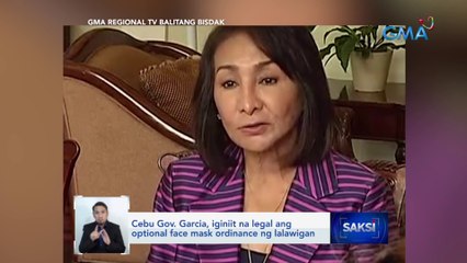 Cebu Gov. Garcia, iginiit na legal ang optional face mask ordinance ng lalawigan | Saksi