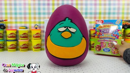 Huevo Gigante Sorpresa de PAJAROTO de Plastilina Play-doh