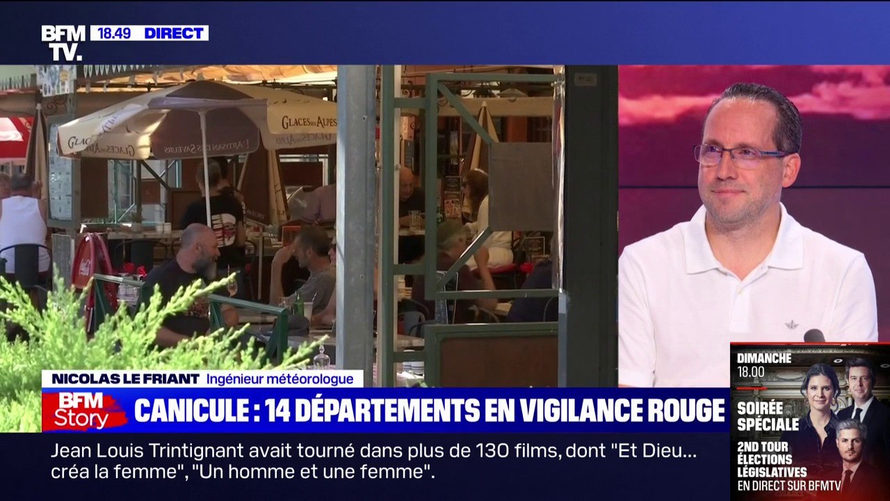 "Ce n'est pas parce que les mois de mai et juin ont été particulièrement chauds que juillet et août seront chauds", affirme cet ingénieur météorologue