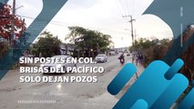 Hoyos banqueta ponen en riesgo a los vecinos de Brisas del Pacifico | CPS Noticias Puerto Vallarta