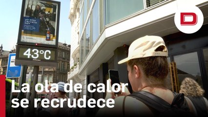 La ola de calor se recrudece este viernes antes de iniciar su caída con temperaturas