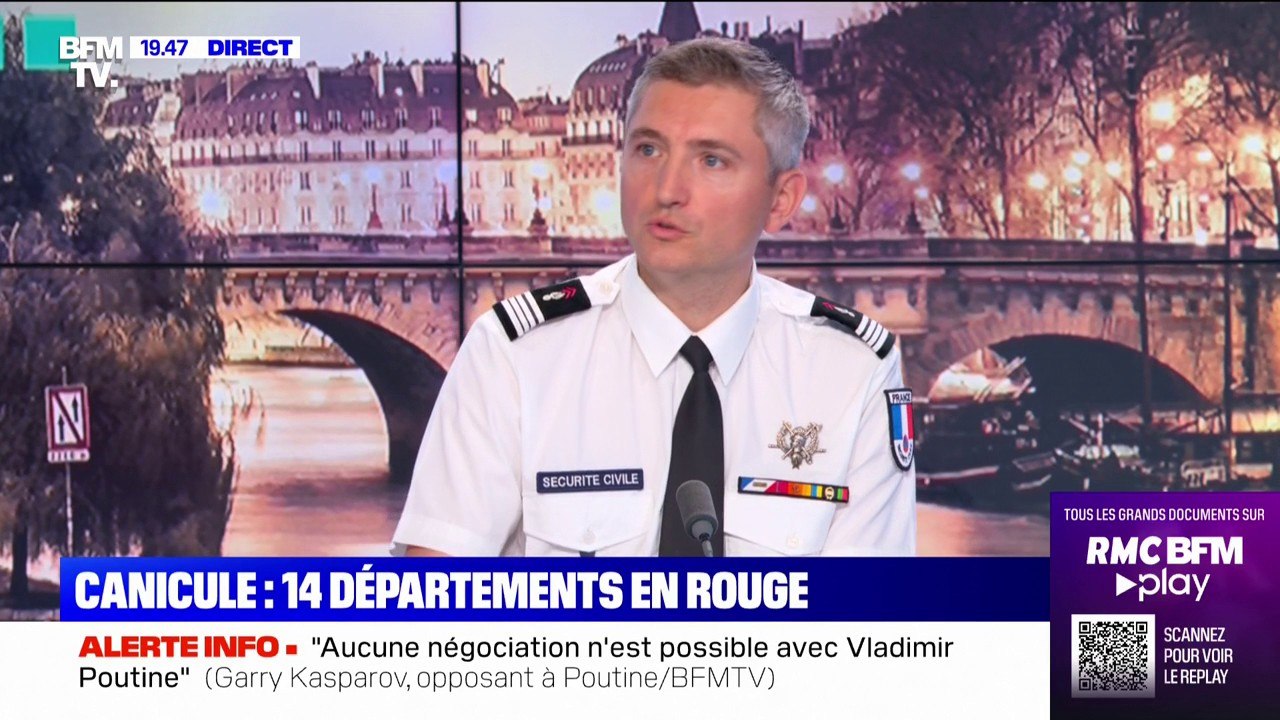 Canicule: le porte-parole de la Sécurité Civile affirme que les interventions ses services de secours sont "nombreuses"