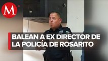 Atacan con armas de fuego a ex Director de la policía de Rosarito, Baja California