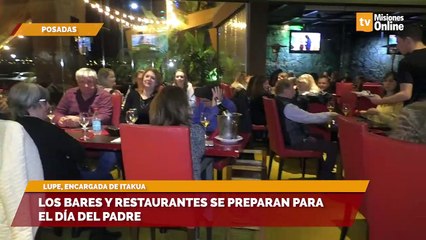 los bares y restaurantes se preparan para el día del padre ITAKUA