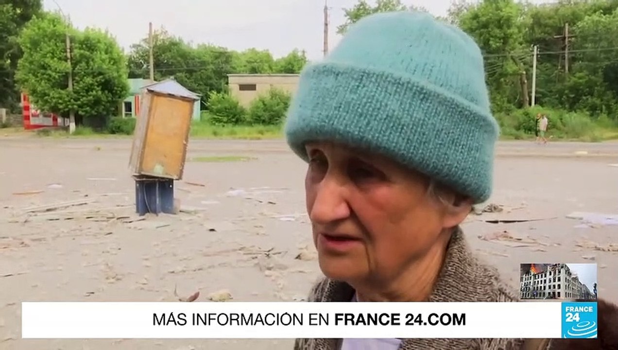 Ciudadanos temen por su seguridad tras bombardeos rusos en Lysychansk