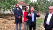 CHP'li Yıldırım Kaya selin vurduğu Ankara'nın Akyurt ilçesini ziyaret etti