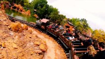 Big Thunder Mountain Roller Coaster (Disneyland Theme Park - Paris, France) - 4k Roller Coaster POV 