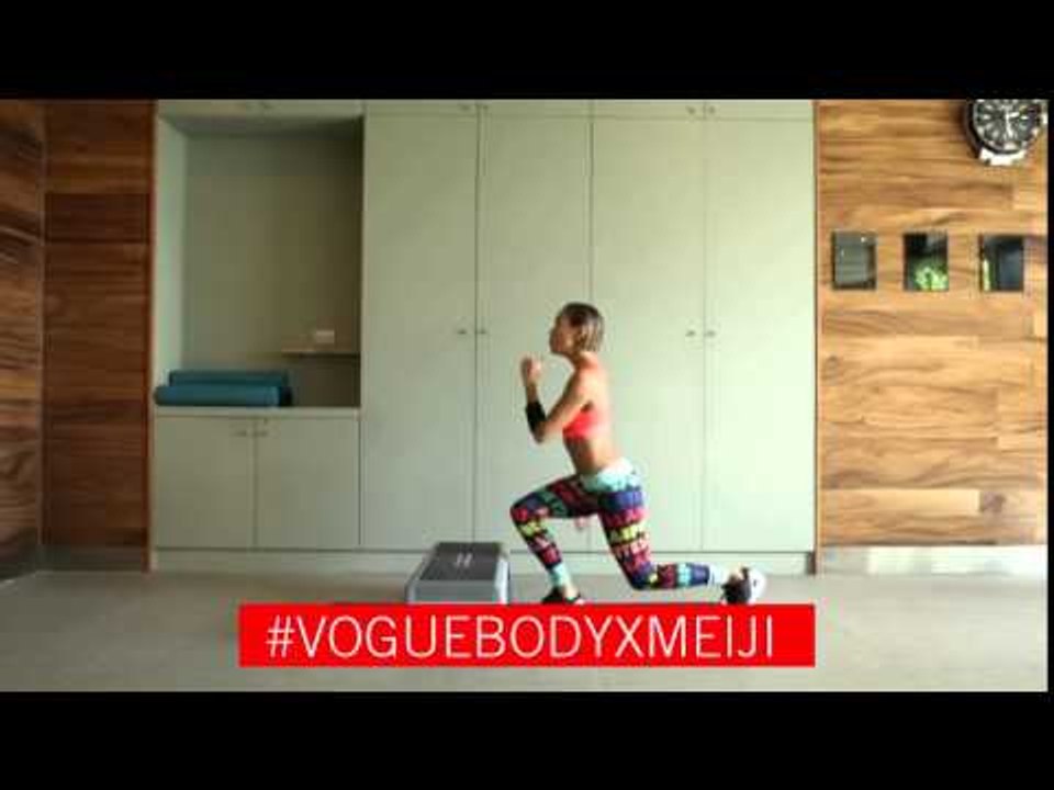 #VogueBody: How to do Lunge Walk on Step correctly by Meiji