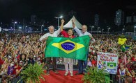 Em Natal-RN, Lula diz que os governos do PT fizeram 88% da transposição do Rio São Francisco