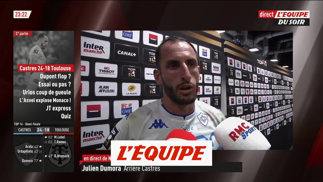 Dumora : «À Castres, on aime bien déjouer les pronostics» - Rugby - Top 14 - Castres