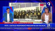 Pérez Tello sobre presentación de Castillo en Fiscalía: creo que tendremos evasivas y mentiras