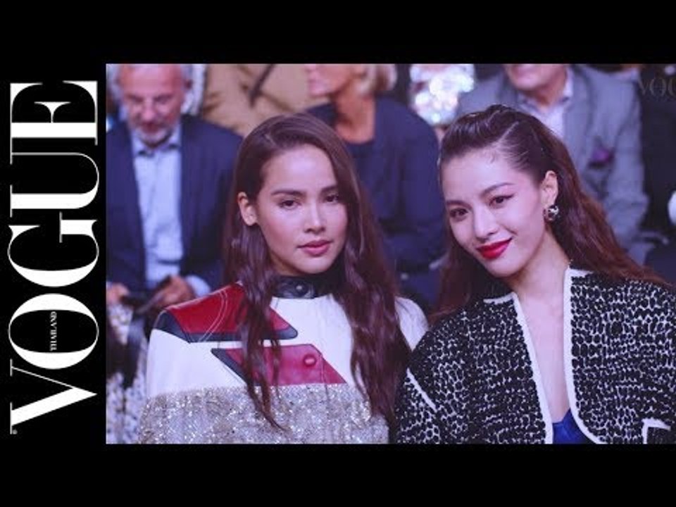 โว้กตามติด ญาญ่า-อุรัสยา กับโมเมนต์ชมแฟชั่นโชว์ Louis Vuitton SS20 ที่กรุงปารีส