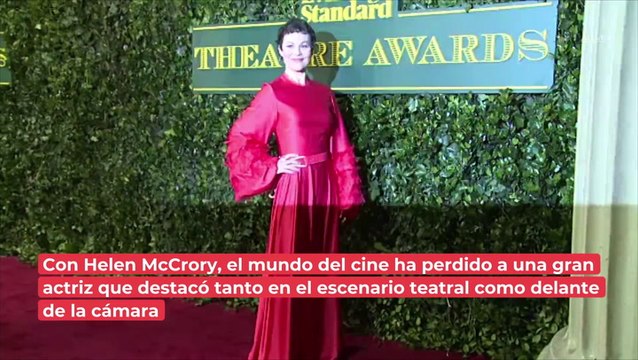 Se fue rodeada de mucho amor: el triste deceso de la actriz Helen McCrory
