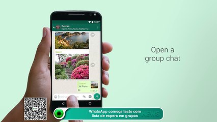 WhatsApp começa teste com lista de espera em grupos