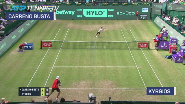 Kyrgios cruises into Halle semis
