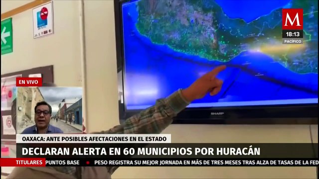 ️ Blas se intensificó a huracán categoría 1 en las costas de Guerrero y Michoacán - - Generará lluvias torrenciales y lluvias intensas en Colima y J