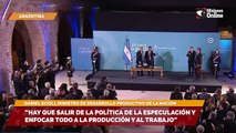 “Hay que salir de la política de la especulación y enfocar todo a la producción y al trabajo”