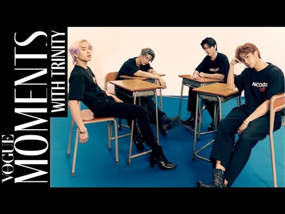 VOGUE MOMENTS ย้อนชมโมเมนต์สุดสนุกของ 4 หนุ่มวง TRINITY ที่โว้กประเทศไทย...ตั้งแต่เริ่มจนถึงวันนี้