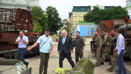 El primer ministro británico Boris Johnson realiza nueva visita a Ucrania