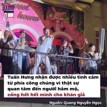 Tuấn Hưng mở liveshow tại ban công nhà, cả phố Hàng Khay tắc nghẽn | Điện Ảnh Net