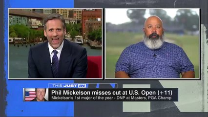 Phil Mickelson misses cut at US Open _ This Just In